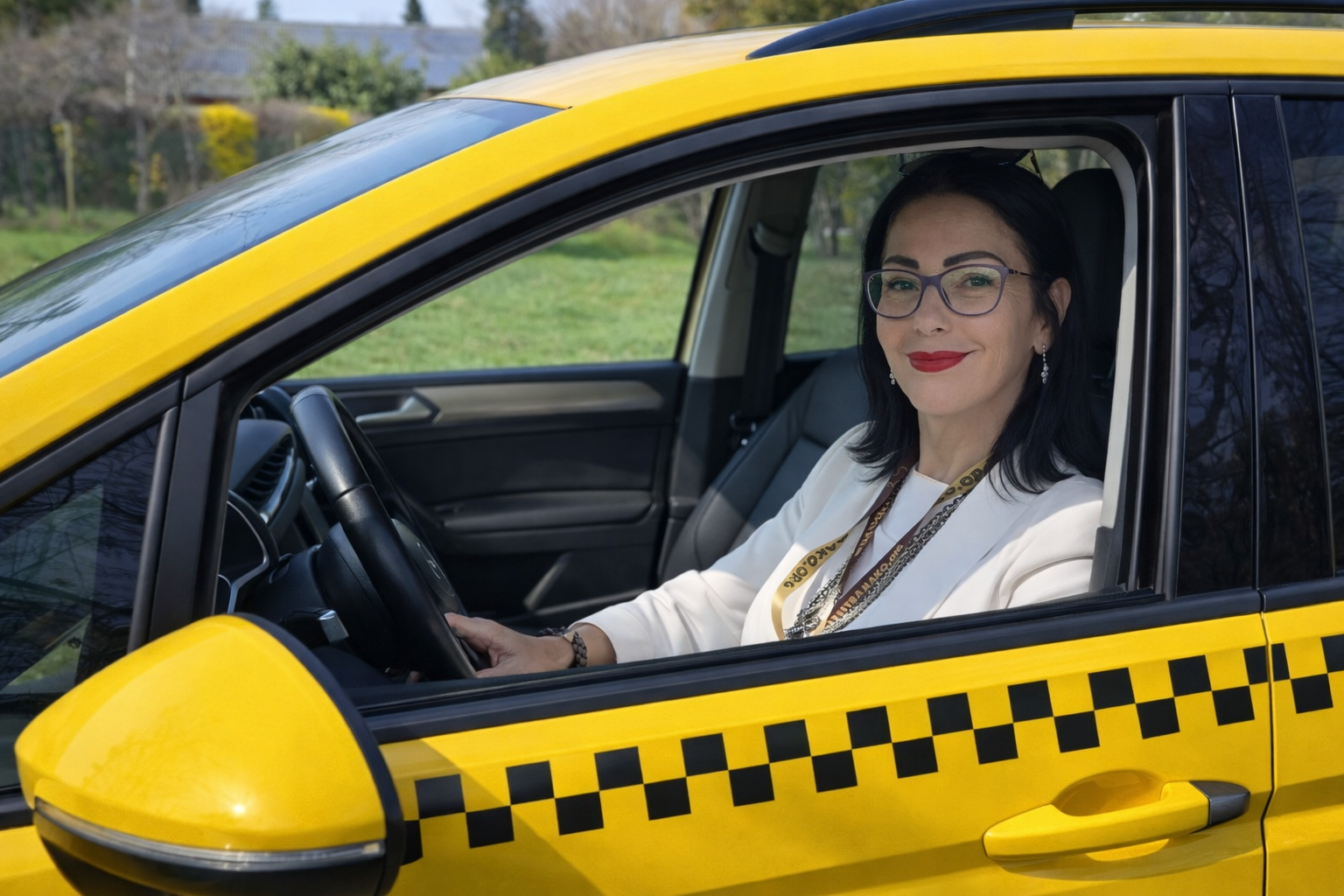 Mary Carry female driver Budapest